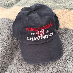 Washington Nationals 2019 World Series Champions Navy Baseball Cap